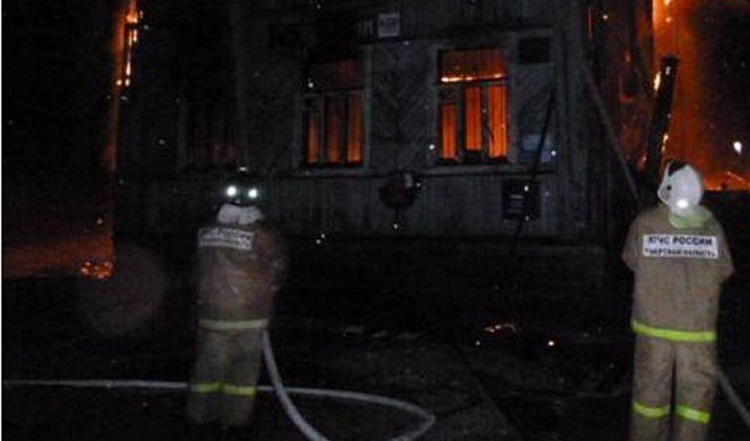 В Фировском районе сгорело здание почты