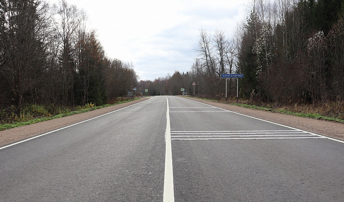В Тверской области отремонтировали более 30 км автодороги Осташков - Селижарово - Ржев