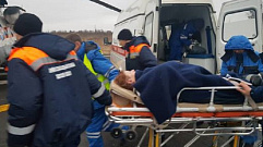 Тяжелобольную жительницу Зубцовского района доставили на вертолете в Тверь