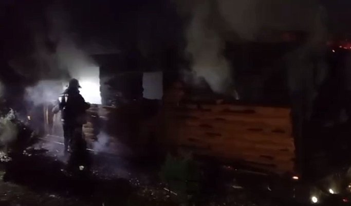 В деревне Вышневолоцкого округа вспыхнул пожар