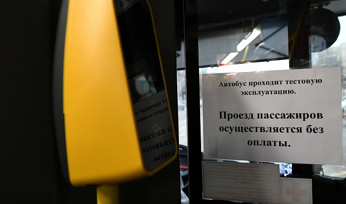 В Твери на маршрут №31 вышел бесплатный «новогодний автобус»