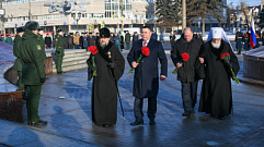 Игорь Руденя в Твери принял участие в торжественных мероприятиях в честь Дня защитника Отечества