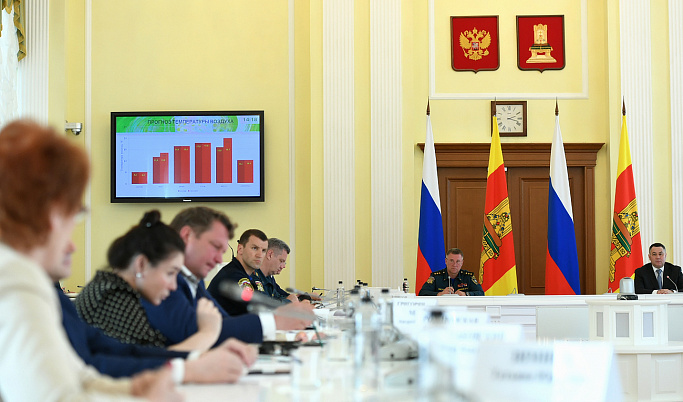 Министр МЧС России Евгений Зиничев посетил с рабочим визитом Тверскую область