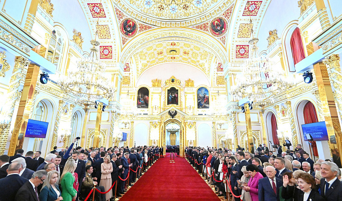 Игорь Руденя принимает участие в церемонии инаугурации Владимира Путина