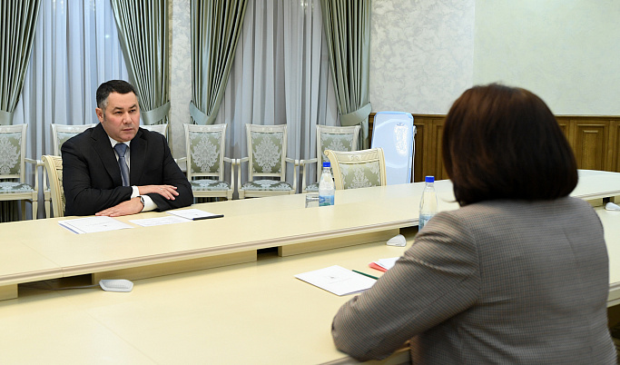 Игорь Руденя провёл встречу с главой Кувшиновского района Анной Никифоровой