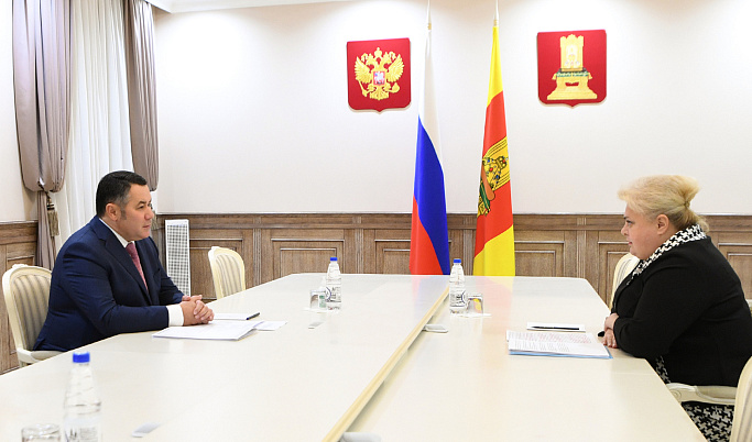 Игорь Руденя встретился с главой Западнодвинского муниципального округа
