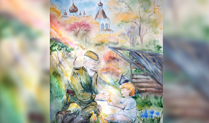 Подросток из Тверской области победил на всероссийском конкурсе с рисунком «Мой дедушка»