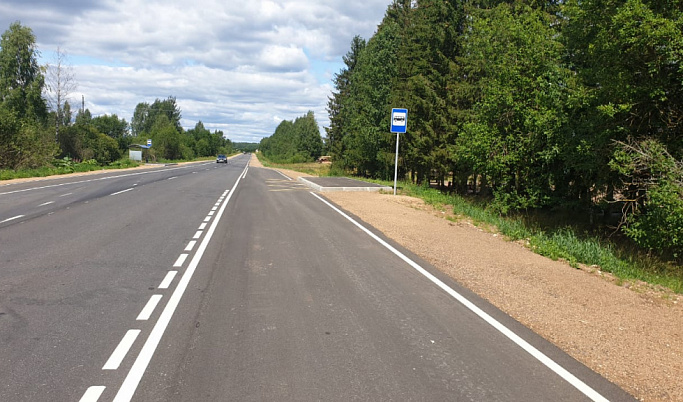 В Тверской области отремонтируют 16,6 км дороги Вышний Волочек – Бежецк – Сонково
