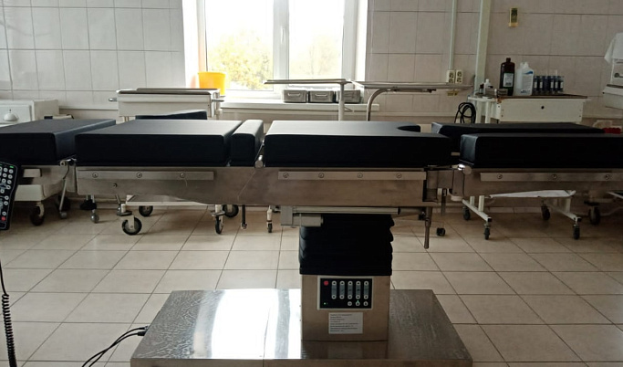 В Тверской области Ржевской ЦРБ приобрели новый электроприводный хирургический стол 