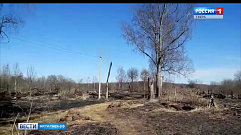 В Вышневолоцком районе огонь уничтожил восемь домов 