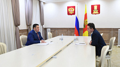 Игорь Руденя провел встречу с главой Жарковского муниципального округа Андреем Белявским