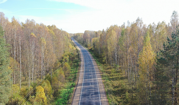 20 км участка автодороги Дубна - Кимры – Горицы отремонтировали в Тверской области
