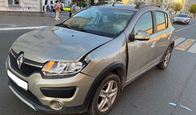 Автомобиль сбил пешехода в Центральном районе Твери