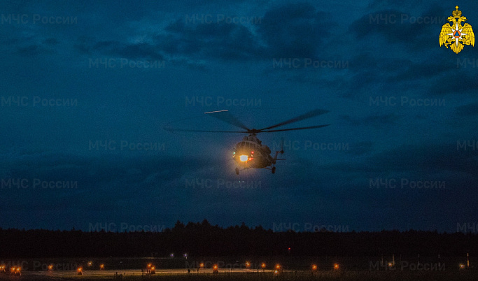 Вертолет санавиации доставил маленького пациента в Тверь
