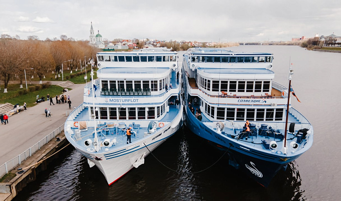 К портам в Тверской области за год причалило более 370 судов