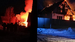 Семье из Тверской области, дом которой сгорел в пожаре, помогают региональные Министерства
