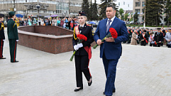 Игорь Руденя поздравил с окончанием школы выпускников кадетской роты