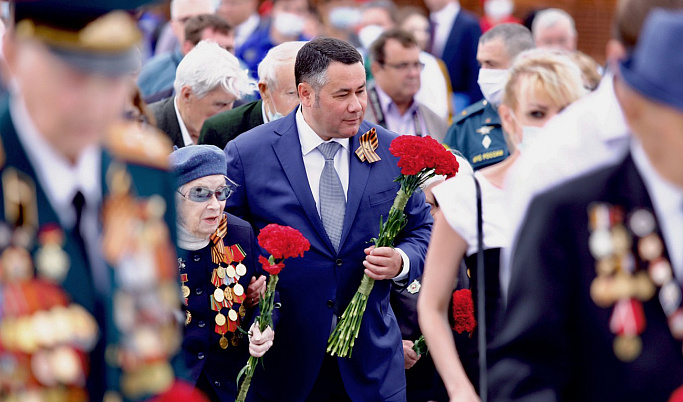 Губернатор Игорь Руденя поздравил ветеранов и жителей Тверской области с Днём Победы