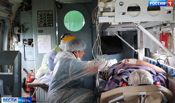 Санавиация пришла на помощь пациентке из Нелидовского района