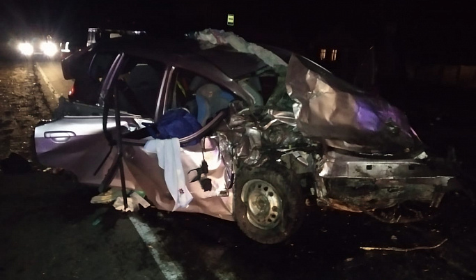 Два человека погибли в аварии на трассе в Тверской области