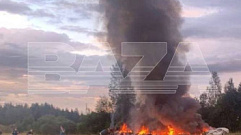 В Тверской области разбился самолет