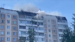 В Твери случился пожар в 9-этажке