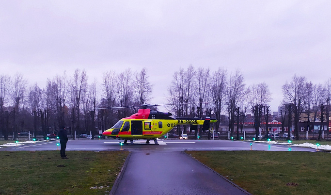 Срочная эвакуация вертолетом потребовалась пациенту из Ржева