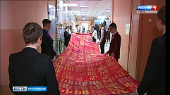 К 9 мая школьники из Твери сшили «Солдатский платок»                                                           