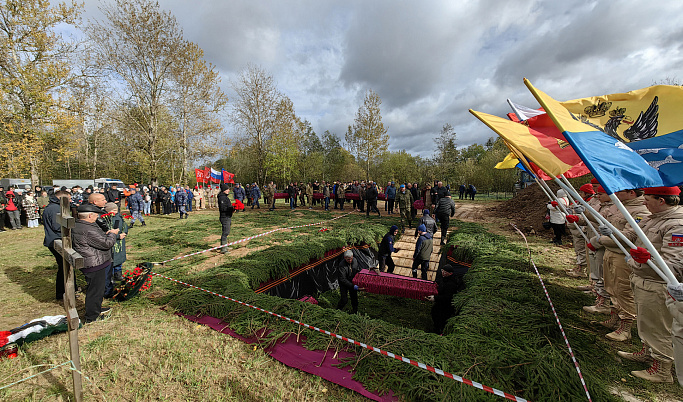В Тверской области перезахоронили останки 62 воинов, павших в годы Великой Отечественной войны