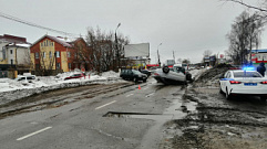 Два человека пострадали в массовом ДТП на улице Шишкова в Твери