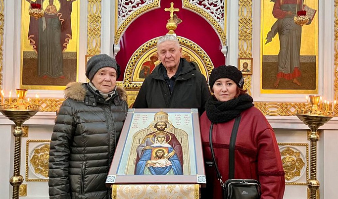 В Твери освятили икону Михаилу Тверскому и Анне Кашинской