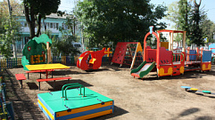 В детских садах Твери устанавливают новые игровые комплексы