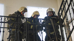 В Тверском Суворовском военном училище прошли пожарно-тактические учения