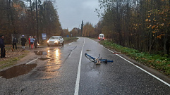 В Лихославле неизвестный водитель сбил велосипедистку и скрылся с места ДТП