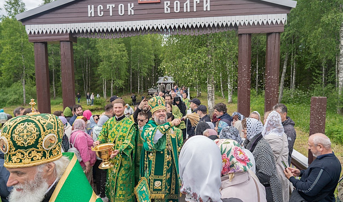 XXV Волжский крестный ход начнется 1 июня от истока Волги до Калязина