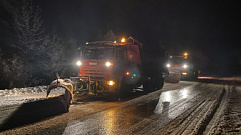 Чистить дороги Тверской области от снега вышли 349 единиц техники