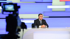 Игорь Руденя ответил на вопросы телезрителей в прямом эфире