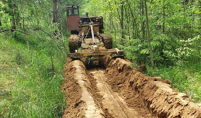 В Тверской области в 2023 году для охраны лесов от пожаров проложено 35 км дорог