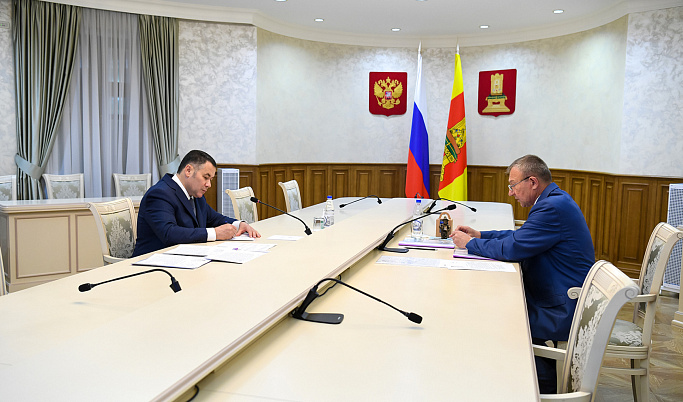 Игорь Руденя провёл встречу с главой Селижаровского округа