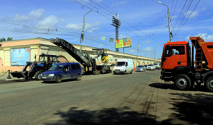 Во всех районах Твери идёт ремонт дорог в рамках нацпроекта