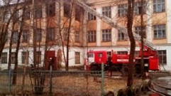 В Твери горело здание бывшей школы