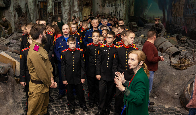 Тверские суворовцы посетили Музей Победы в Москве