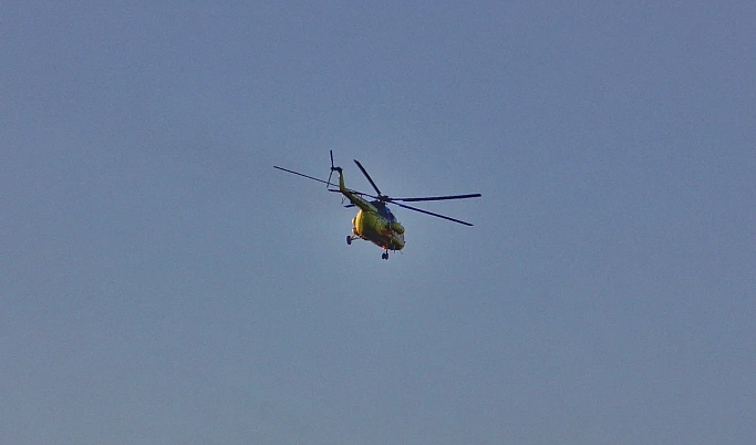 Вертолет санавиации доставил ребенка из Торопца в Тверь