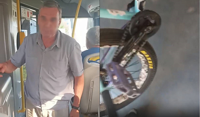 В Твери накажут водителя автобуса, выбросившего из салона велосипед подростка
