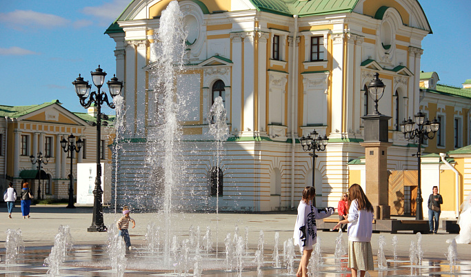 1 мая заработает светомузыкальный фонтан на Соборной площади в Твери